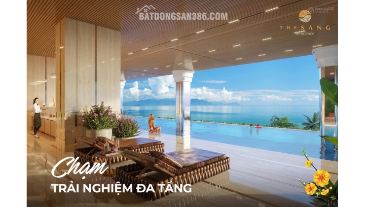 Cực phẩm - Cần bán căn hộ 82,5 m2 The Sang view trực diện biển Mỹ Khê TT Đà Nẵng, sổ hồng lâu dài