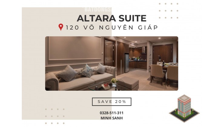 CÒN DUY NHẤT căn hộ view biển ALTARA SUITES - căn góc 2PN