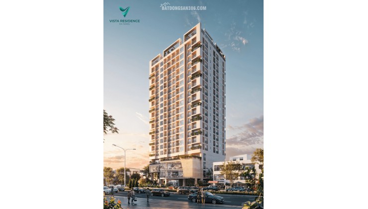 MỞ BÁN Căn hộ Cao Cấp Vista Residence Đà Nẵng 2PN giá RẺ nhất tại trung tâm Quận Hải Châu, view pháo hoa sông Hàn cực đẹp.