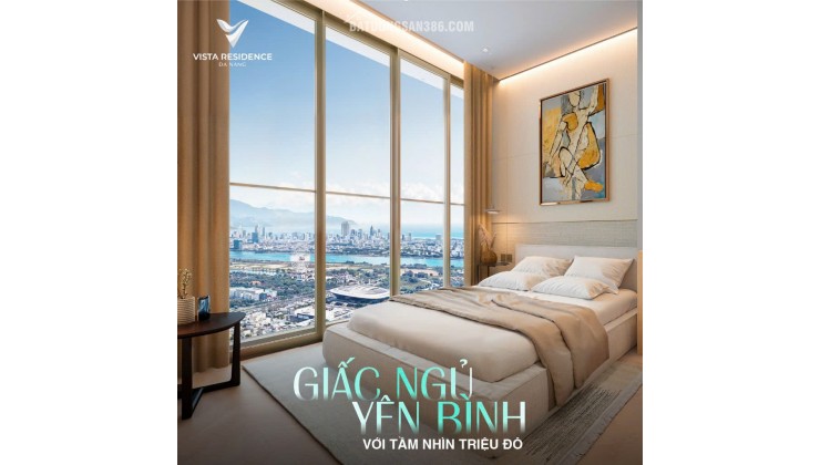 Bán căn hộ cao cấp Vista Residence, vị trí trên tuyến đường huyết mạch Hải Châu - ĐN - cho thuê 20tr - 25tr/tháng