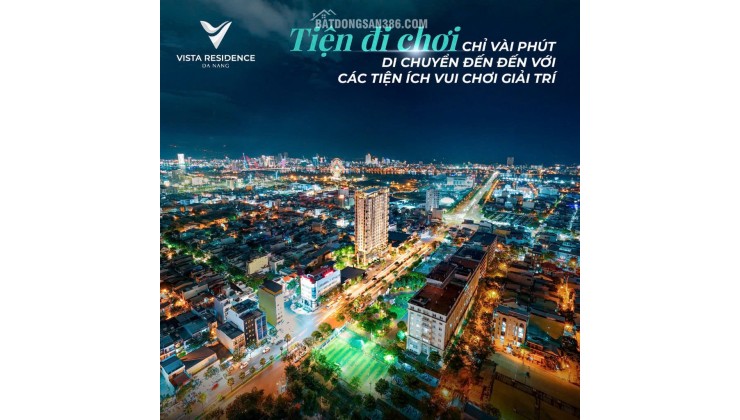 Bán căn hộ cao cấp Vista Residence,vị trí đắc địa trên tuyến đường huyết mạch Hải Châu - ĐN - cho thuê 20tr - 25tr/tháng