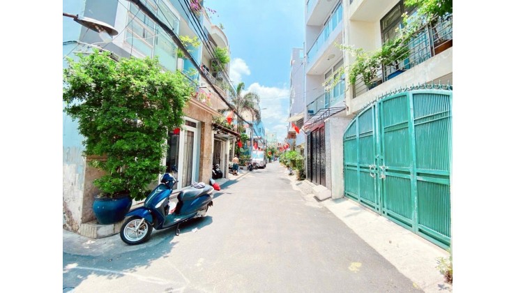 HẺM XE TẢI 7M - NGAY BX MIỀN ĐÔNG - BÌNH THẠNH - CÁCH MẶT TIỀN QL13 30M - 62M² - NGANG 6M - 4 TẦNG - 9,5T