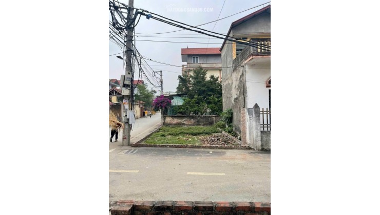Cần bán gấp lô đất góc đường nhựa cực đẹp tại Thôn Phúc Thụy, Tân Ước, Thanh Oai