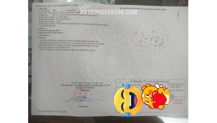 Bán lô đất góc đẹp 2 mặt tiền tại Quế Sơn, Tân Ước – đường ô tô đỗ cửa, giá chỉ 49 triệu/m²