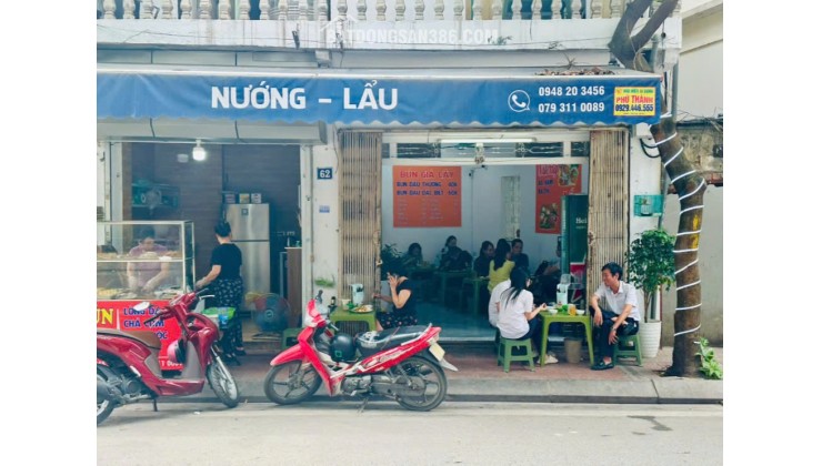 CHÍNH CHỦ CHO THUÊ CỬA HÀNG KINH DOANH TẠI 62 PHÓ ĐỨC CHÍNH - TRÚC BẠCH - BA BÌNH - HÀ NỘI.