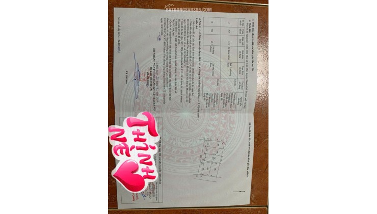 Cơ hội đầu tư đất thổ cư Đôn Thư – Kim Thư, 55,7m², mặt tiền rộng, đường thông thoáng