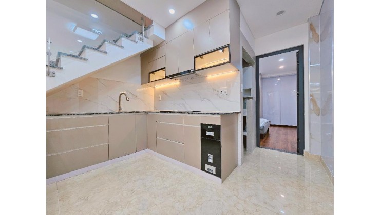 NHÀ MỚI ĐẸP Ở NGAY - HẺM XE HƠI THÔNG NGAY HÀNG XANH - 50M- 3 TẦNG- 3.8X14- 8.65T