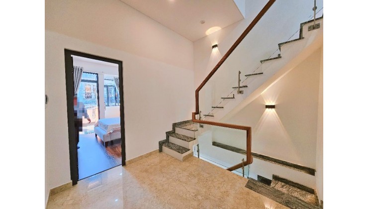 NHÀ MỚI ĐẸP Ở NGAY - HẺM XE HƠI THÔNG NGAY HÀNG XANH - 50M- 3 TẦNG- 3.8X14- 8.65T