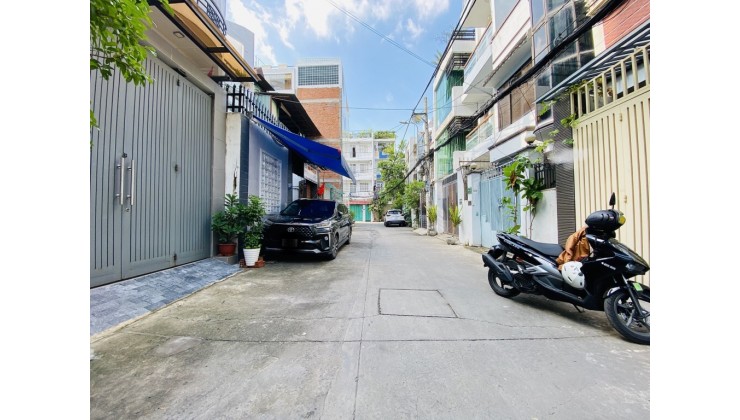 XE HƠI VÀO NHÀ- HXH THÔNG-  BÌNH THẠNH- BẠCH ĐẰNG- 50M- 4 TẦNG- 4x12,5- 9.5T