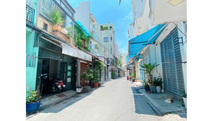 XE HƠI VÀO NHÀ- HXH THÔNG-  BÌNH THẠNH- PHAN VĂN TRỊ - 50M- 4 TẦNG- 4x12,5- 9.5T