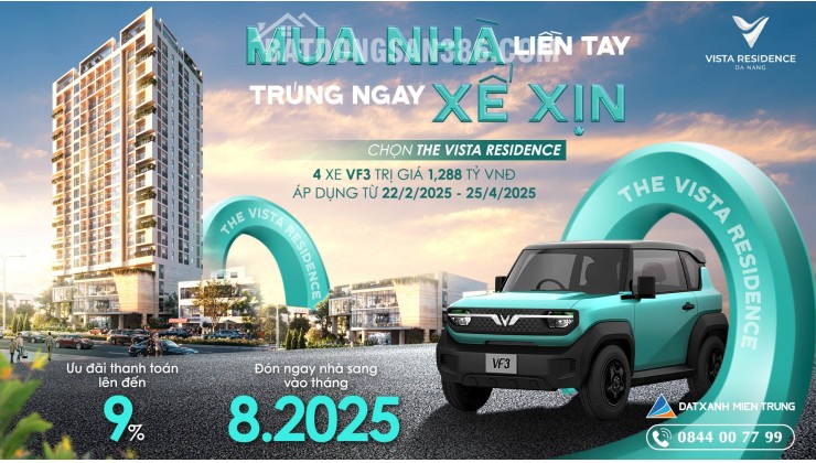 THE VISTA RESIDENCE – GIỎ HÀNG CUỐI CÙNG TRƯỚC KHI CẤT NÓC