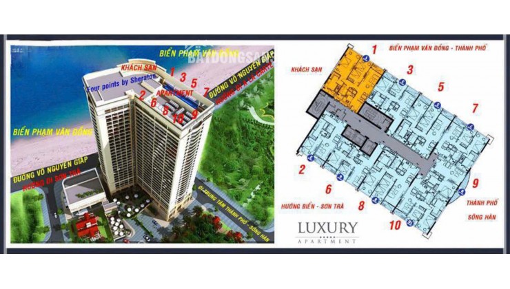 Altara hàng hiếm chính chủ cần bán nhanh căn hộ 2pn mặt biển Mỹ Khê giá tốt