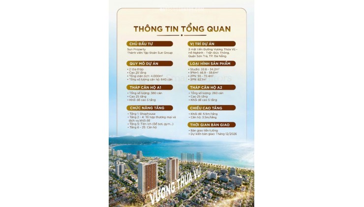 DỰ ÁN SUN VƯƠNG THỪA VŨ  – TÂM ĐIỂM VÀNG GIỮA TRÁI TIM DU LỊCH ĐÀ NẴNG