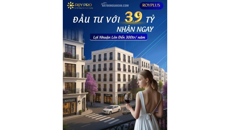 Cơ hội đầu tư nhà cho thuê chỉ với 3,9 tỷ lợi nhuận ổn định lên đến 300tr/năm tại KKT Nam Đồ Sơn