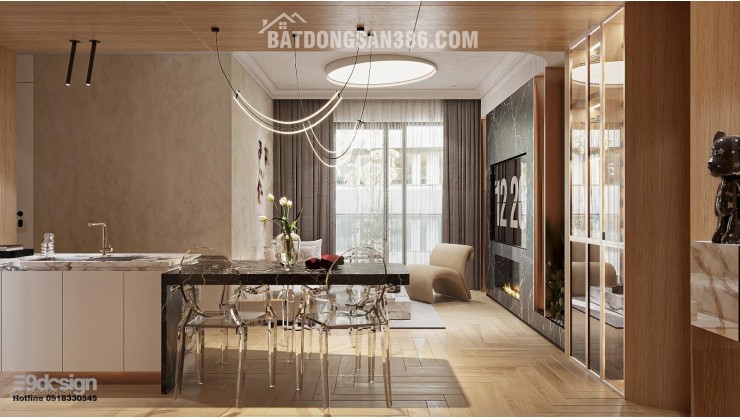 Căn hộ 2 PN view sông thương hiệu hạng sang Masterise Homes chỉ 4,8 tỷ bàn giao full nội thất