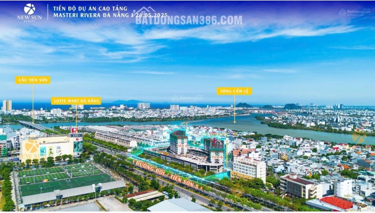 HOT!! Chỉ 1 căn duy nhất Masterise Rivera Đà Nẵng 68.4m² 2PN tầng 12, chỉ 4.5 tỷ (Full), sổ lâu dài