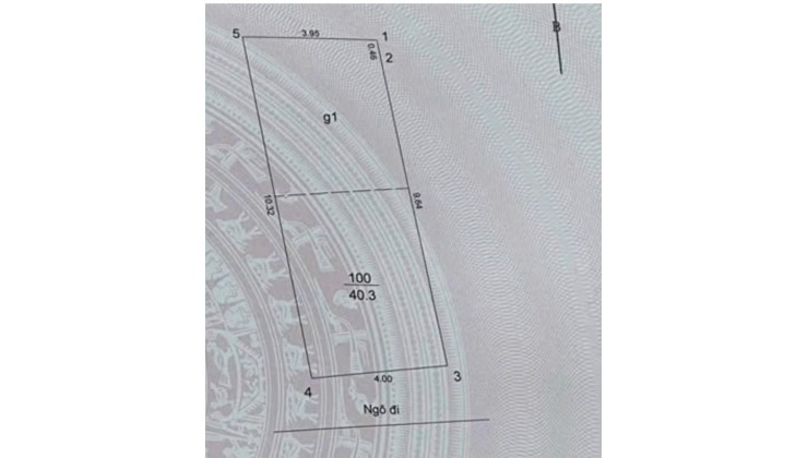 Bán đất An Dương Vương, 7,5 tỷ, 40m2, pháp lý đầy đủ, mặt tiền 4m, ngõ 3m