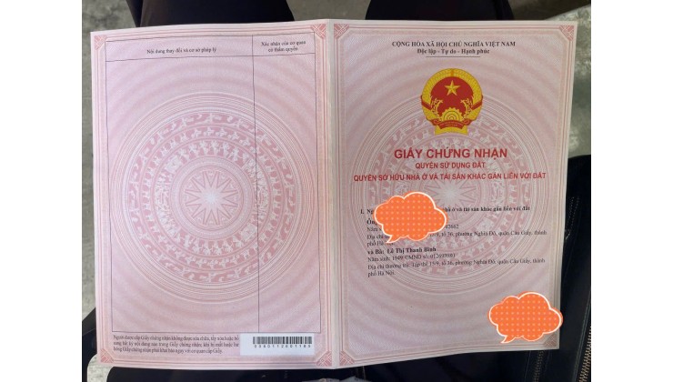 Bán đất tại An Dương Vương, 8 tỷ, 60m2, mặt tiền 4m, ngõ 3m
