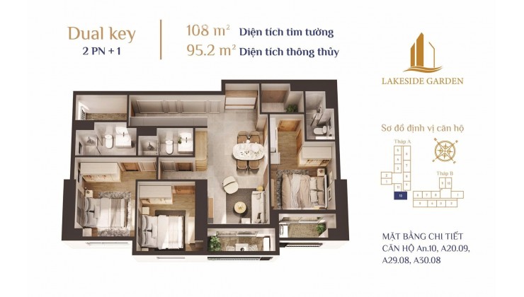 Chỉ từ 2,7 tỷ sở hữu ngay căn hộ cao cấp view hồ, duy nhất tại Hải Phòng
