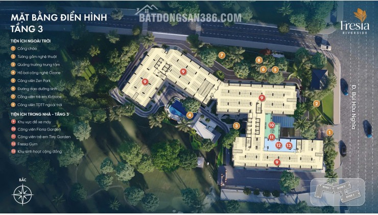 Chỉ 360 Căn Hộ View Sông Độc Tôn – Mở Booking Giai Đoạn 2 Fresia Riverside!