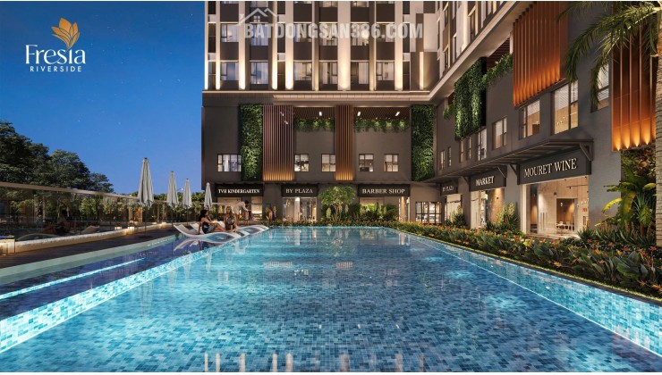 Chỉ 360 Căn Hộ View Sông Độc Tôn – Mở Booking Giai Đoạn 2 Fresia Riverside!