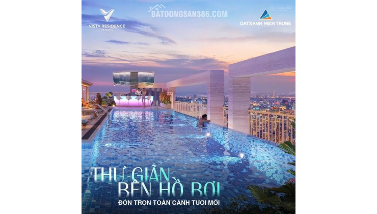 Cực hiếm 2PN dự án Vista Residence TTTP Hải Châu Đà Nẵng chỉ từ 1 tỷ 3