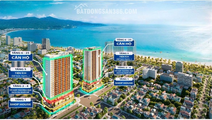 Bán Gấp Căn 2pn  giá  dưới 3  tỷ– Tòa A2 SUN COSTA ĐÀ NẴNG
