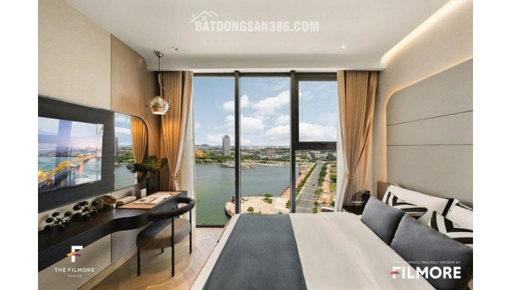 Sở hữu lâu dài căn 2PN The Filmore Đà Nẵng: View tuyệt đẹp, Bàn giao nội thất nhập khẩu.