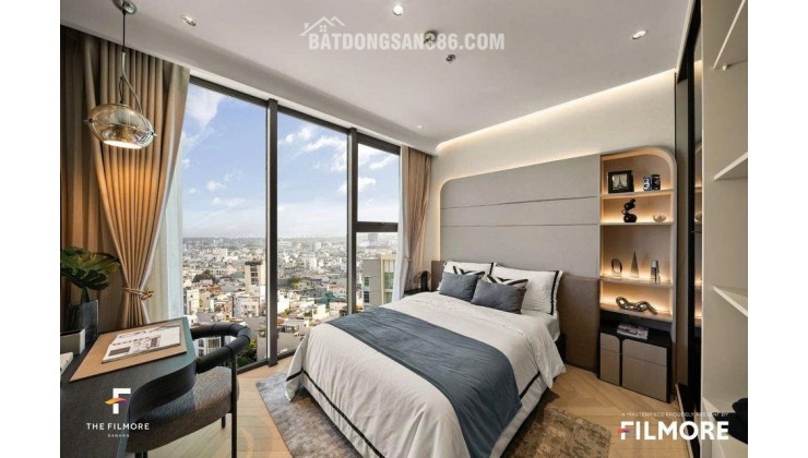 Sở hữu lâu dài căn 2PN The Filmore Đà Nẵng: View tuyệt đẹp, Bàn giao nội thất nhập khẩu.