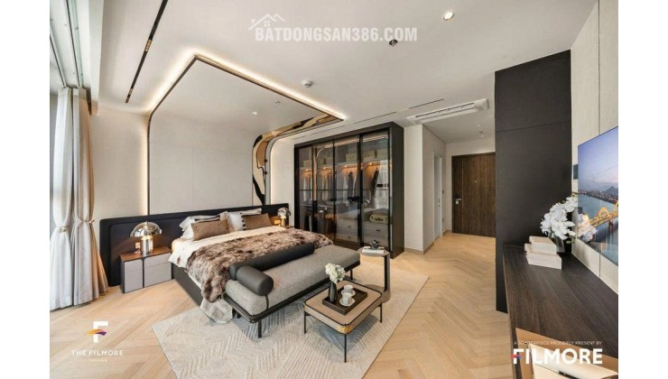 Sở hữu lâu dài căn 2PN The Filmore Đà Nẵng: View tuyệt đẹp, Bàn giao nội thất nhập khẩu.