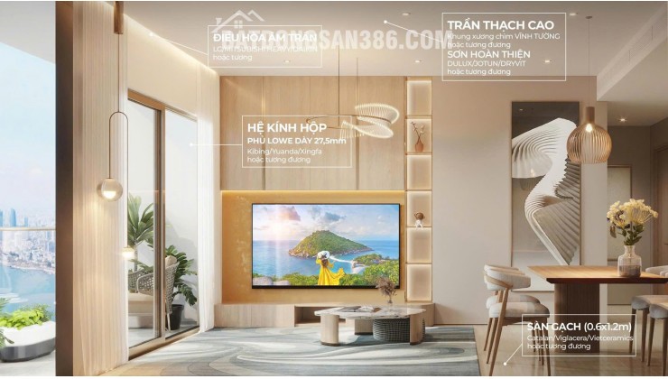 Chỉ với 1.1 tỷ đồng (30%), bạn có cơ hội sở hữu căn hộ sông Hàn đẹp nhất Đà Nẵng tại Peninsula