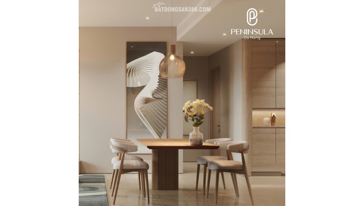 Chỉ với 1.1 tỷ đồng (30%), bạn có cơ hội sở hữu căn hộ sông Hàn đẹp nhất Đà Nẵng tại Peninsula