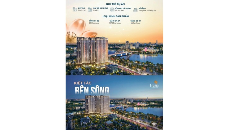 Đầu Tư Ngay Hôm Nay – View Sông Đẹp Nhất Fresia, Giai Đoạn 2 Chính Thức Mở Booking!