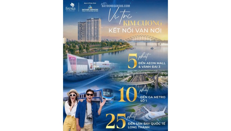Đầu Tư Ngay Hôm Nay – View Sông Đẹp Nhất Fresia, Giai Đoạn 2 Chính Thức Mở Booking!