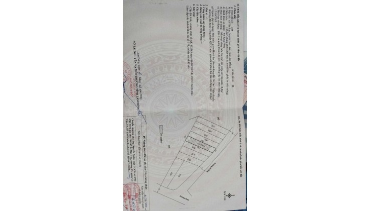 Cần bán lô đất 135m2 sẵn 96m2 thổ cư đối diện trạm y tế Tân Lạc