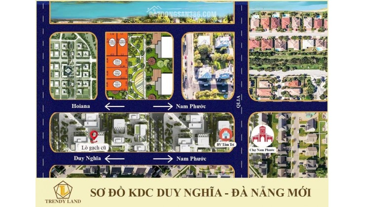 BÁN ĐẤT NỀN KDC DUY NGHĨA – ĐÀ NẴNG  GẦN SÔNG – GẦN CHỢ – GẦN BỆNH VIỆN – ĐẦU TƯ SINH LỜI CAO