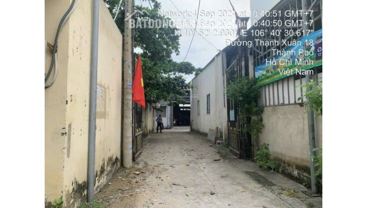 BÁN ĐẤT MẶT TIỀN TÔ NGỌC VÂN CÓ SẴN NHÀ XƯỞNG 1200M2 SHR - ODT 62 TỶ. LH:0975190005.
