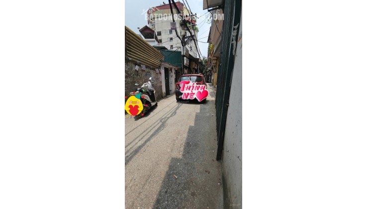 3.79 tỷ - 27m2 nhà mặt ngõ phố Trương Định - lô góc oto đỗ cửa, KD, không QH, 4 ngủ, 4 tầng
