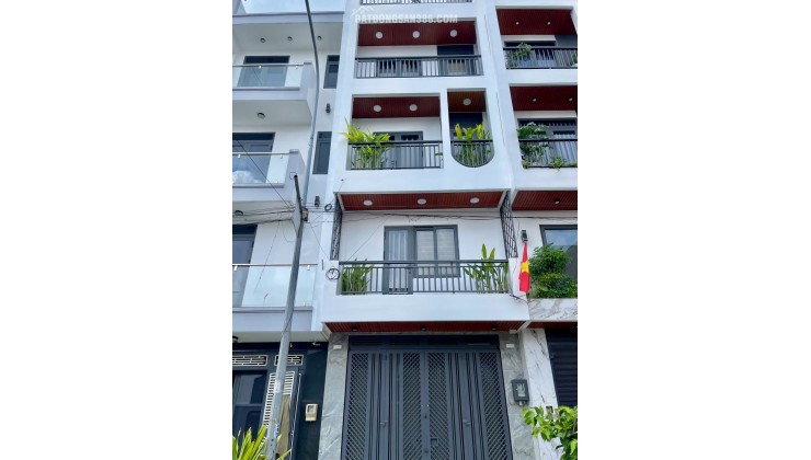 Nhà 4 tầng hẻm 6m, 4x21m, 5PN, gần Thống Nhất giá 7.1 tỷ.