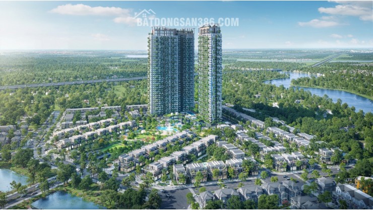 Căn hộ 2phòng ngủ Eco Retreat Ecopark Long An giá gốc CĐT 3,9 tỷ (gồm VAT+KPBT), view biệt thự đảo