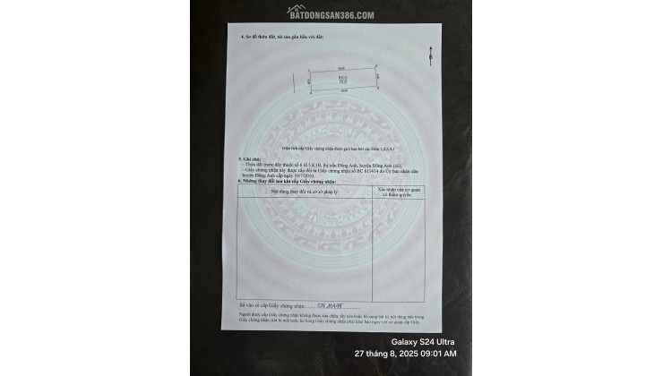  Bán 72m cửa hàng mới thị trấn Đông Anh(cũ) -  Nhỉnh 7 tỷ