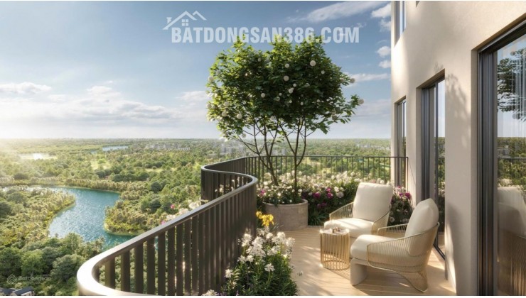 Bán nhanh căn hộ 3 phòng ngủ Eco Retreat có vườn mây tầng trung toà S2 Sky Retreat, phòng master view biệt thự đảo