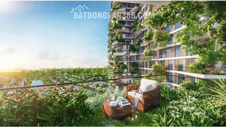 Bán căn hộ 3PN Eco Retreat Long An, view BT Đảo, có vườn mây, chỉ 4.6 tỷ, TT 25% nhận nhà.