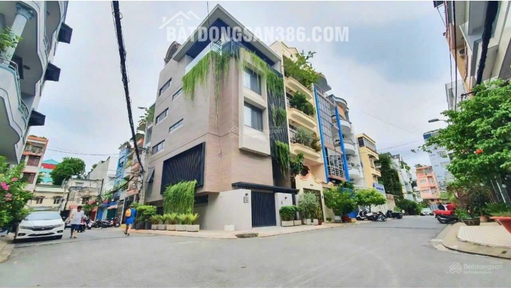 Góc 2MT hẻm 2 xe hơi tránh nhau Trần Hưng Đạo, Quận 1 (6x18.4m) 4 lầu mới HĐT: 80tr/th giá 23 tỷ TL