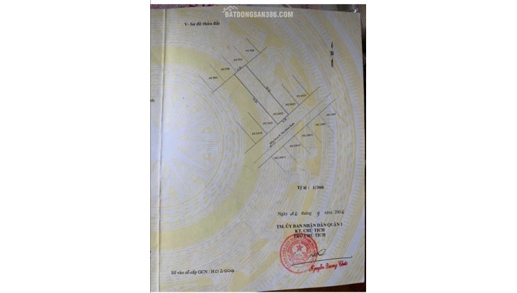 Chính Chủ Bán Hxh Thủ Khoa Huân, P. Bến Thành, Q.1. Dt: (4.1 X 18.2m), Chỉ 20 Tỷ, Tell: O911.16O.692
