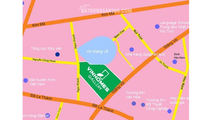 Mở bán VINHOMES Giảng võ, dự án VIP nhất Hà Nội