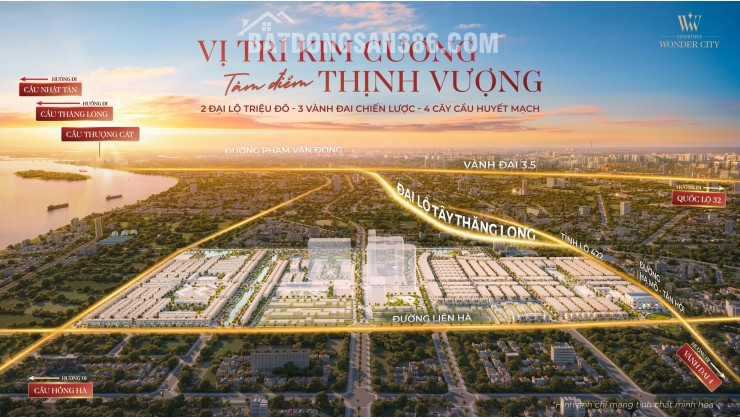 VINHOMES Đan Phượng:TẶNG XE VF9 Biệt thự VỐN tự có 7 TỶ SỞ HỮU NHÀ VƯỜN. Chính Sách Ưu Đãi Chưa Từng Có. Cơ Hội X 2 Lần Tài Sản khi Đại lộ Tây Thăng