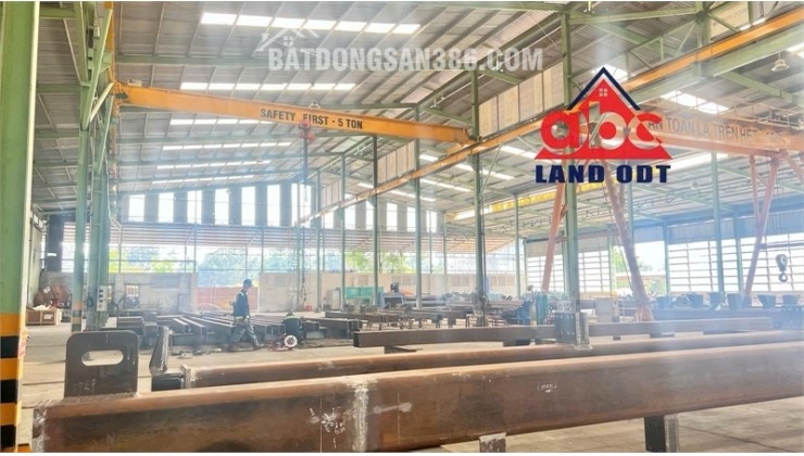XT035 cho thuê xưởng SX CNC, CN phụ trợ, khung thép kiên cố, bàn giao xưởng liền