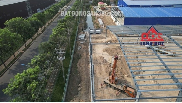 XT222 Nhà Xưởng sản xuất linh hoạt ngành nghề theo QĐ KCN, trống xưởng bàn giao liền