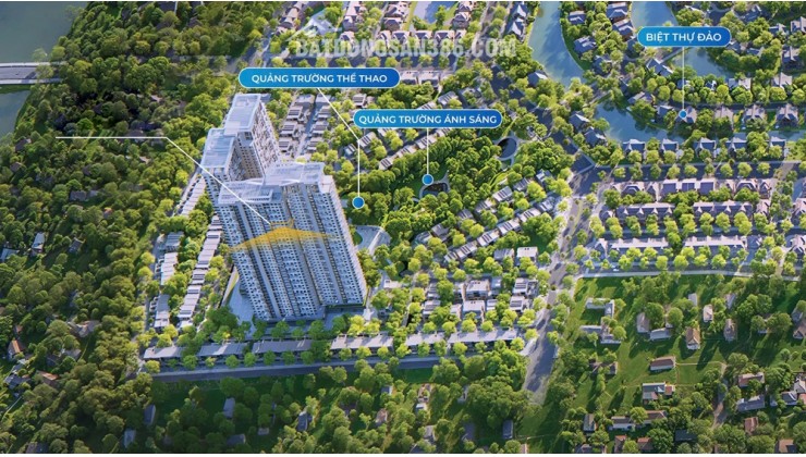 Căn hộ 3PN giá gốc Sky Retreat Eco Retreat giá tốt 4,3 tỷ (gồm VAT+KPBT), có vườn mây